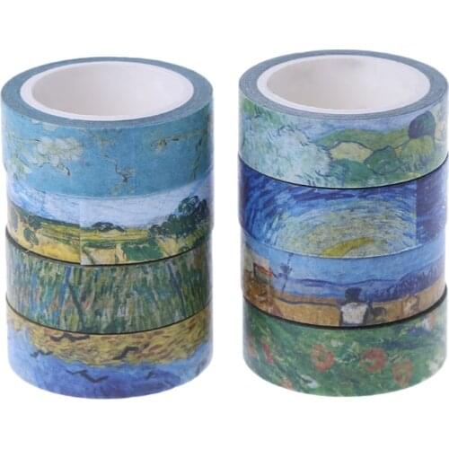 Washi Tapes DIY Painting Masking Self Adhesive Tape Scrapbooking Stickers Decor PXPA