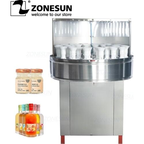 ZONESUN ZS-WB32 Milk Rotary Wine Plastic Small Smei Automatic Pet Recycle Glass Bottle Washing Machine Packaging Machine