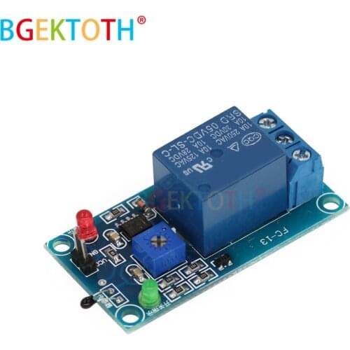 1PCS 1 Channel 5V 12V Thermal Sensor Module Relay Module Combo Module Thermistor Temperature Sensor Module