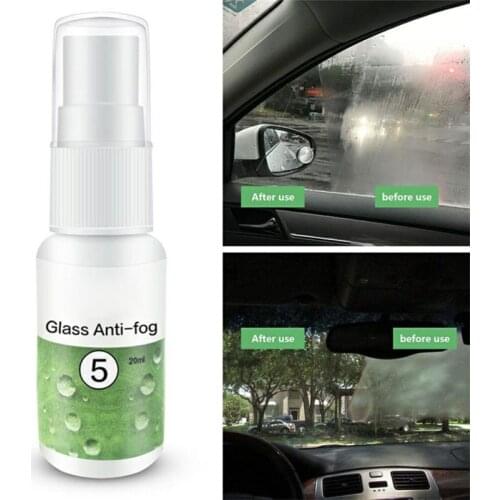 1PC 20ml Anti-fog Agent Waterproof Rainproof Anit-fog Spray Car Window Glass Bathroom Cleaner Car Cleaning Car Accessories