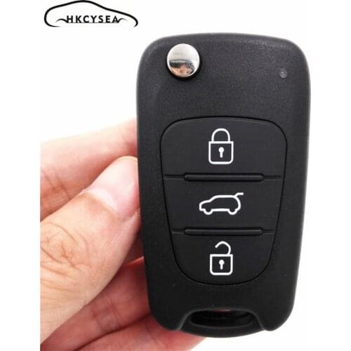 20pcs/lot Good Quality 3 Button Replacement Flip Remote Key Shell Fob Case for KIA K2 K5 Sorento Sportage Cerato Rio