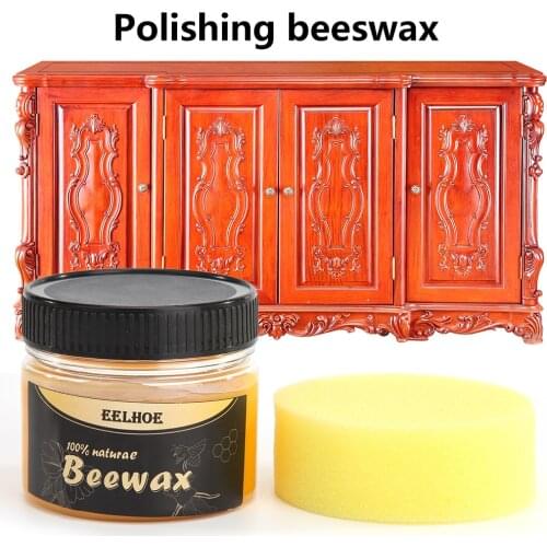 80g Beewax Polish Cream Honey Wax Soap Protect Wood Furniture Maintenance