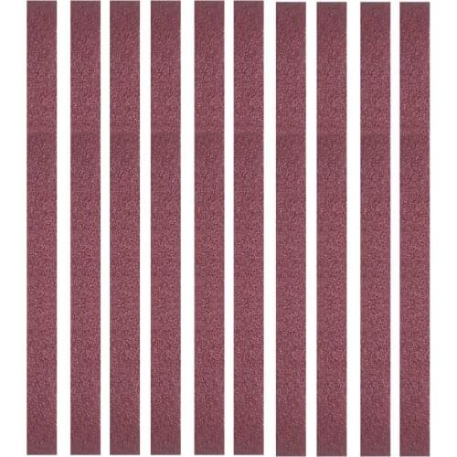 10PCS Alumina Sanding Belt Abrasive Belt Sander Polishing Tool 452 x 15mm for Furniture Hardware Sandpaper