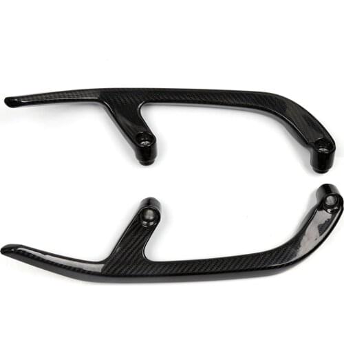 Motorcycle Accessories Carbon Fiber Rear Handle Passenger Seat Hand Grab Bars For Yamaha Tmax 530 T max 530 XP530 2012-2015