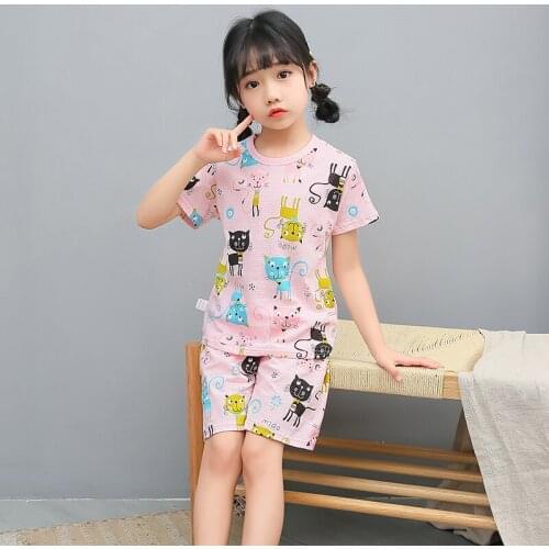 Baby Girls Clothing Sets Children 2pc Clothes Suits Girls Outfits for 3 4 5 6 7 8 9 10 11Years Kids Short Sleeve Summer Clothes