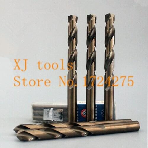 Free Shipping 5PCS TG 8.1mm-12.8mm Cobalt high speed steel drill Hemp flowers Hemp flowers stainless steel straight shank drill