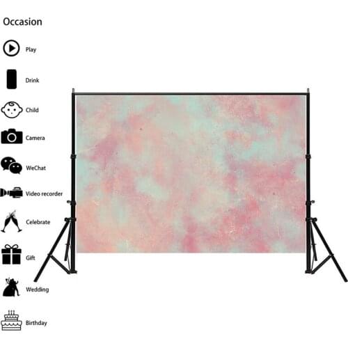 Retro Tie-dye Series Photography Backdrop Family Photo Shoot Props Photo Studio Background Pink Green Color Backdrop Birthday