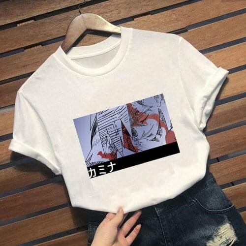 Japanese Anime Tengen Toppa Gurren Lagann Tee Short Sleeve Tshirt Casual Loose Shirts Unisex