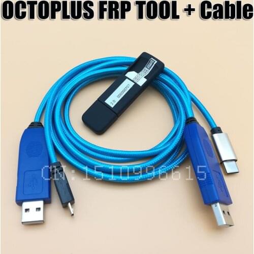 2021 OCTOPLUS FRP TOOL dongle +2 IN 1 cables Removal of FRP in mobile phone