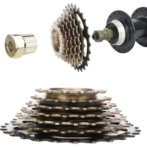 Mountain Bicycle Cassette Freewheel 7 Speed 13-15-17-19-21-24-28T Bicycle Cassette Sprocket Bicycle Parts For Shimano/SRAM