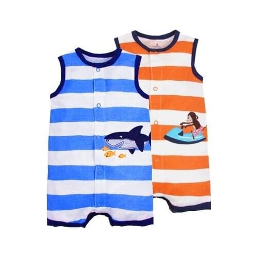 Rompers & One-Pieces Baby Clothing cotton summer baby boys girls rompers whole sale hot new good price newborn clothing unisex