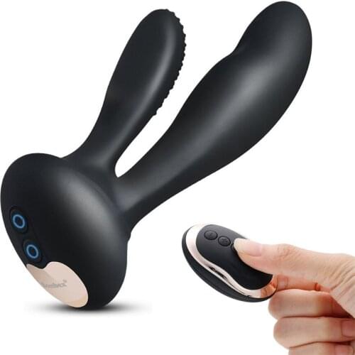 Rabbit Vibrators Vaginal Clitoral Vibrating Dildo Silicone Vibe For Women Couples Rechargeable Waterproof Stimulator Sex Toys