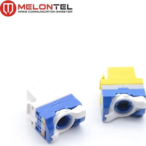 MT-5108 Toolless RJ45 modular cat6 6a 5e jack module modular with turning plastic handle