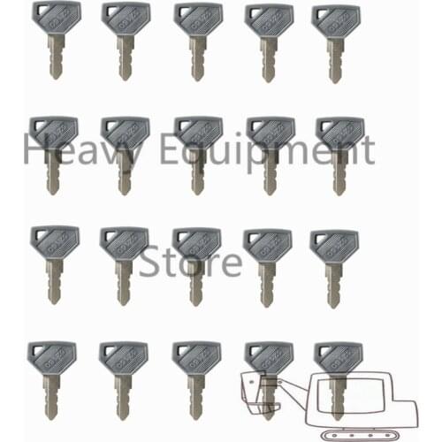 Set Of 20) For Yanmar 52160 Excavator Grader Dozer Key