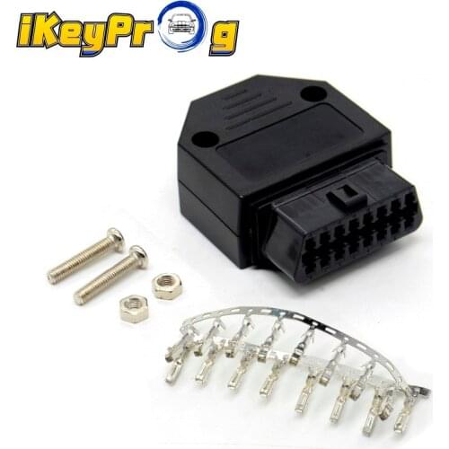 OBD2 16Pin J1962F ELM327 Universal Fmale Connector Adaptor Car Diagnostic Tool J1962F ELM327 OBD Male Connect