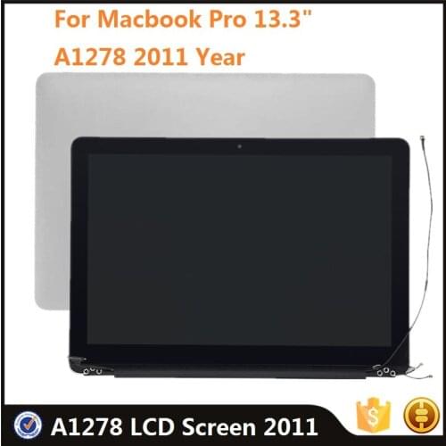 Original A1278 Full Assembly Display 661-5868 For Macbook Pro 13.3" A1278 2011 EMC 2555 LCD Screen Panel 1280*800 Replacement