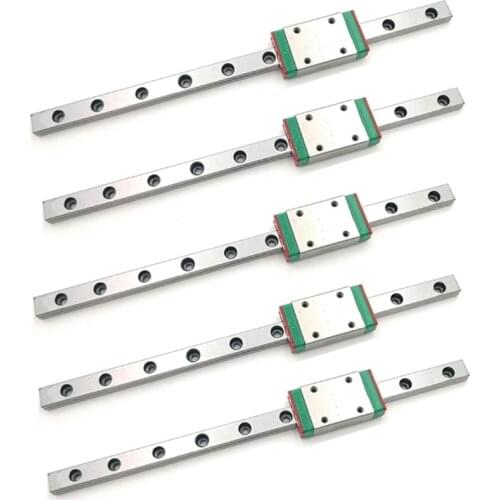 5Set 7mm Linear Guide Miniature Rail MGN7 150mm Linear Rail and MGN7H Miniature Rail Slider