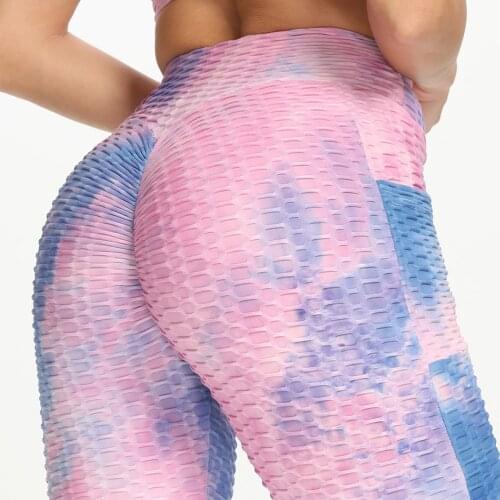 Printed Gym Seamless Pants Women Sports Yoga Pants Leggings Stretchy High Waist Hip Lifting Exercise Fitness Leggings Activewear