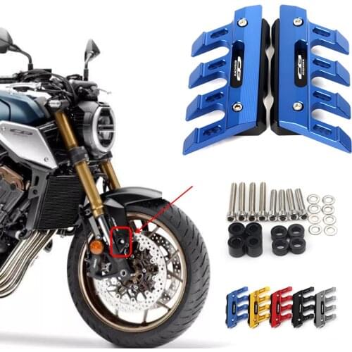 Motorcycle Front Fender Side Protection Guard Mudguard Sliders For HONDA CB650R CB 650R Accessories universal