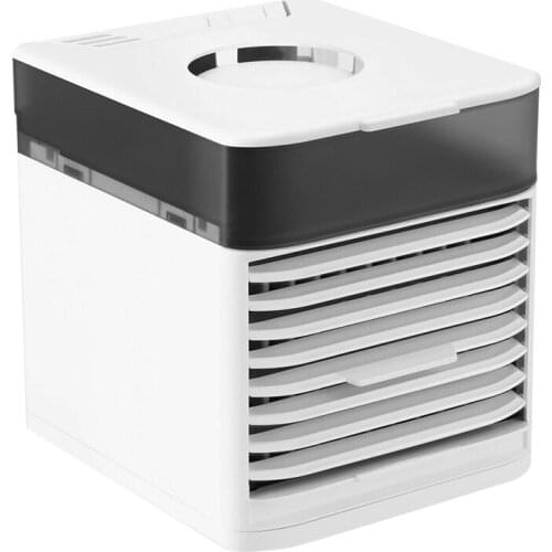 Personal Air Cooler Portable USB 3 Speed Air Conditioner Fan Desktop Mini Air Cooling Fan Humidifier For Home Office