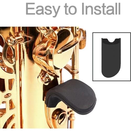 Saxophone Thumb Rest Cushion Silicone Gel Pad Cover Sax Accessories for Soprano/ Alto/ Tenor Saxophones