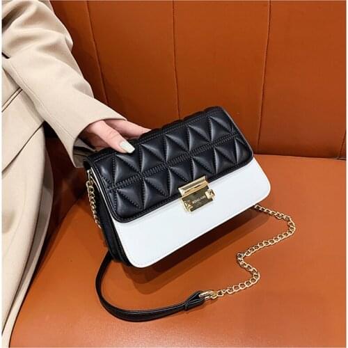 Vintage Crossbody Bags For Women 2021 Female Small Flap Bag Leather Shoulder Bag Luxury Women Bag Designer