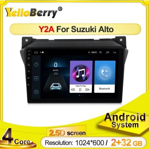 YellowBerry Android 2G+32G For Suzuki alto 2009 2010 2011 2012 2013 2014 2015 2016 Multimedia Stereo Car DVD Player Navigation