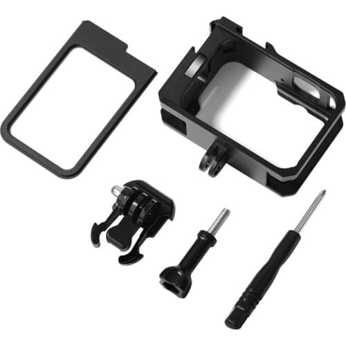 Action Camera Protective Cover CNC Integrated Metal Protective Frame with Hot Shoe Port for GOPRO HERO 9