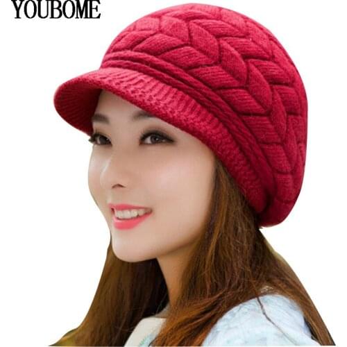 Winter Hats For Women Winter Beanies Knit Womens Hat Ladies Beanie Girls Skullies Caps Bonnet Femme Snapback Wool Warm H