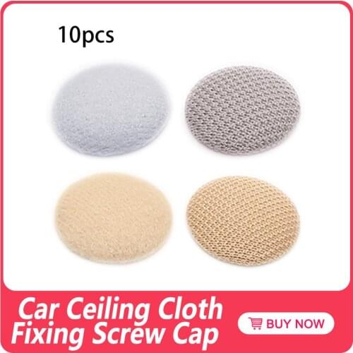 10pcs Car Interior Ceiling Cloth Fixing Screw Cap Roof Repair Modification Nylon Fabric Buckle