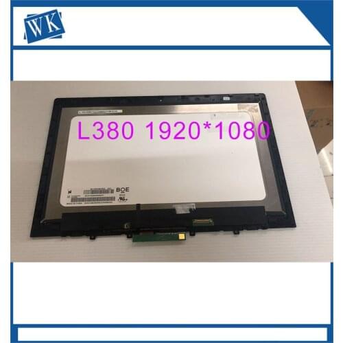 13.3 screen replace for Lenovo Thinkpad L380 Yoga 20M7 touch digitizer glass + LED LCD Panel assembly display full hd 30 pin