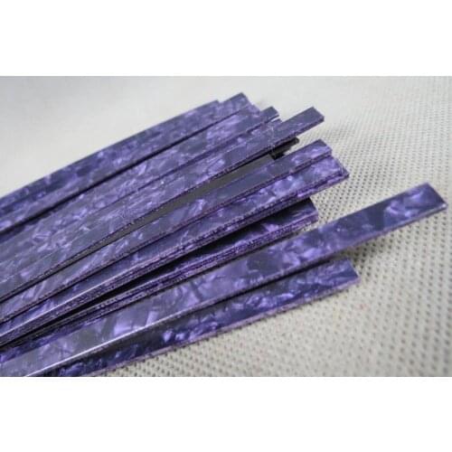 30STRIP PURPLE PEARL CELLULOID BINDING,SIZE:7mm x 1.5mm thick and1600mm long