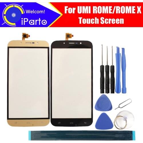 5.5'' UMI ROME/ROME X Touch Screen Digitizer glass 100% New Touch Screen Digitizer for UMI ROME ROME X+Tools+Adhesive, 10pcs/lot