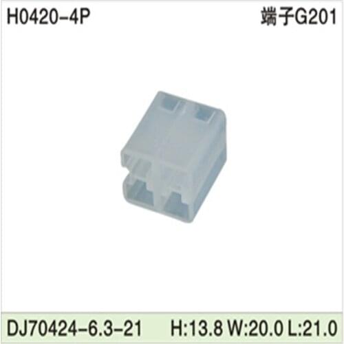 Free shipping 500pcsDJ70424-6.3-21 4Pin 6.3mm AMP Car Electrical Wire Connectors for VW,BMW,Audi,Toyota,NISSAN AND other