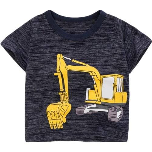 Bambino 2021New Year Tees of Children 2-7 Years Cartoon Cotton T shirt for Kids Boys Tops Clothing Baby Clothes Child Costume