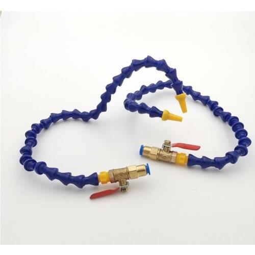 Flexible Water Oil Coolant Pipe Hose for Lathe Milling CNC Router Plastic Water Oil Coolant Pipe