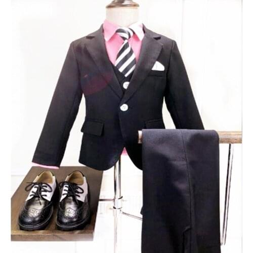 3PCS Boys Outfits Baby Boy Clothes For Kids suits sets Toddler Children party dress Casual COtton Formal Suit Children Kid Suits