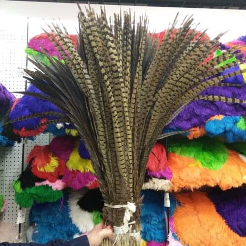 Hot! Wholesale 50pcs/lot beautiful 32-34inches/80-90cm Natural pheasant feathers For Wedding Decor,Party Supplies