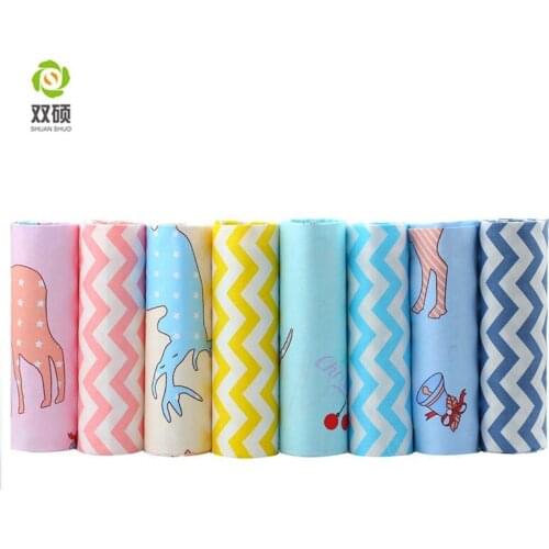 Shuanshuo Christmas Style Fabric Patchwork Cloth Of Handmade DIY Quilting Sewing Baby&Children Sheets Dress 40*50cm 8pcs/lot