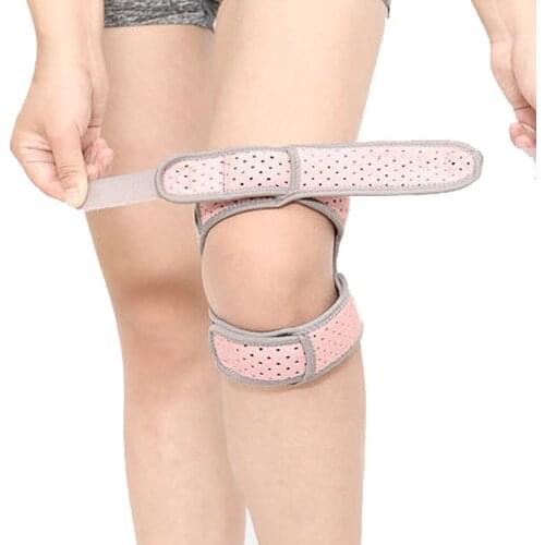 Best Hot Sale Silicone Fitness Knee Strap Pain Relief Full Mobility Breathable Knee Brace Support for Basketball TK-ing