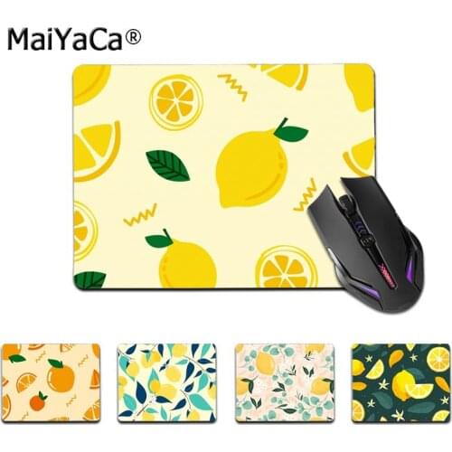 MaiYaCa Top Quality Summer Fruit Orange Lemon Customized laptop Gaming mouse pad Top Selling Wholesale Gaming Pad mouse