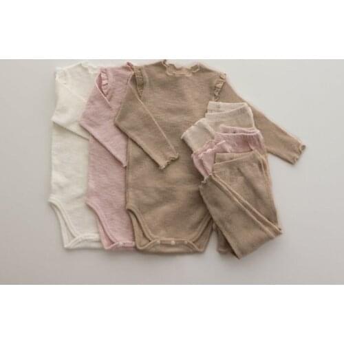 MILANCEL 2021 Autumn New Baby Pajama Set Toddler Bodysuit and Pants 2 Pcs Boys Sleep Set Infant Girl Sleeper wear