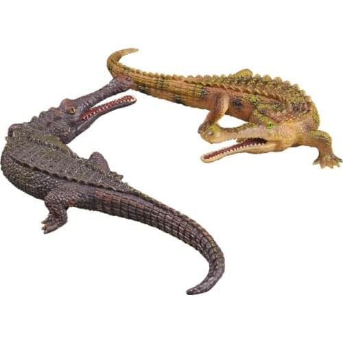 17CM Simulation Alligator Model Crocodile Animal Model Toy Childrern Kid Play Toys Wild Animals Toys Set Plastic Model