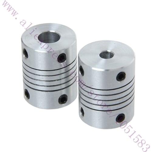 4pcs Shaft Coupling 8x5mm for 3D printer CNC milling stepping servo motor D18mm*L25mm
