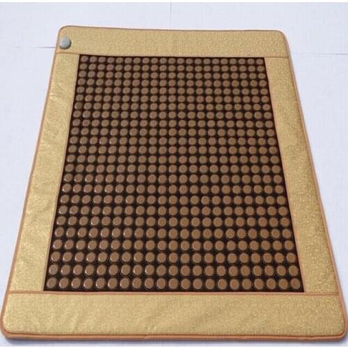2018 Hot New Jade Mattress Electric Heating Natural Tourmaline Mat heating sleeping Tourmaline Mattress with eye cover 1.2*1.9M