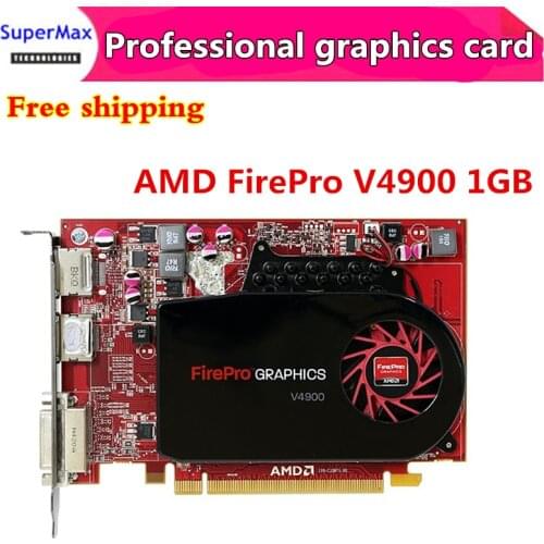 Original AMD FirePro V4900 graphics card 1GB DDR5 professional graphics graphics card 3D rendering CAD