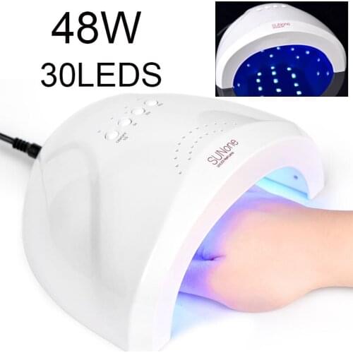 LED UV Nail Lamp 48W Nail Dryer Machine Fast Curing UV Gel Nail Polish Gel Lamp Nails Tools LED Lamp for Manicure