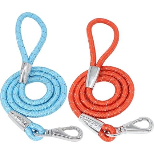 Dog Leash Reflective Nylon Durable for Large Medium Small Rope Dogs Cat Leashes Walk Pet Leash 2 Color