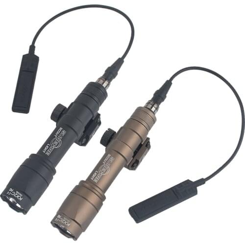 Tactical Surefir Airsoft M600 M600C Weapon Scout Light 340Lumens LED Outdoor Hunting Armas Torch fit 20mm Picatinny Rail