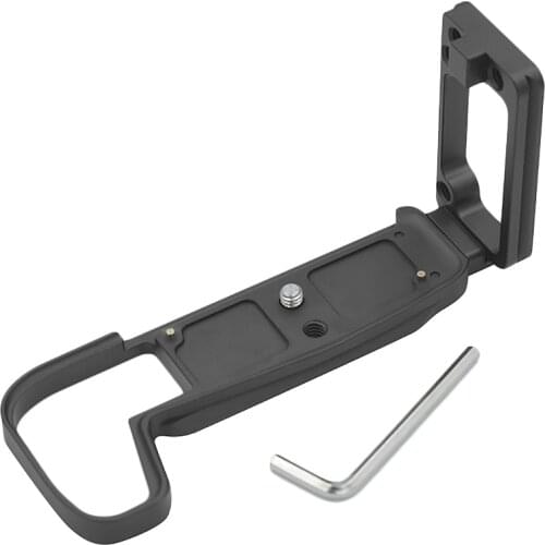 For Canon EOS RP Vertical Quick Release L Plate Bracket Holder Hand Grip Base Handle Black